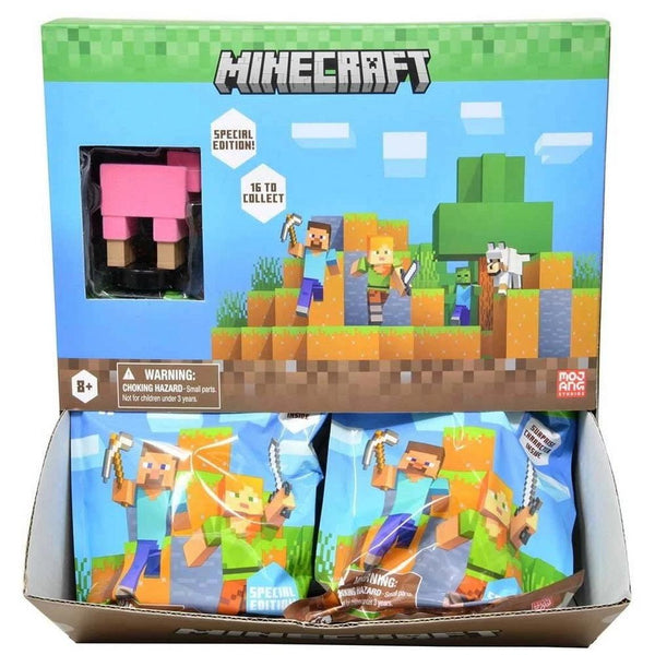 Minecraft Blind Bag: Flocked Figure Stampers - Ages 8+