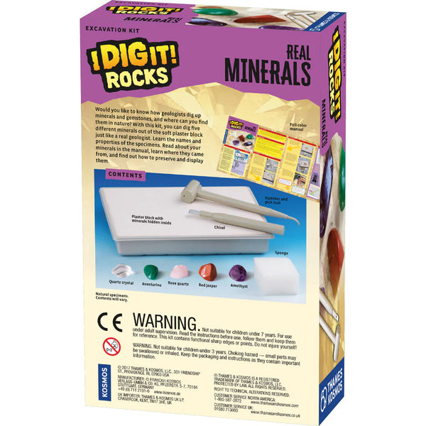 TK: I Dig it! Real Minerals Excavation - Ages 6+