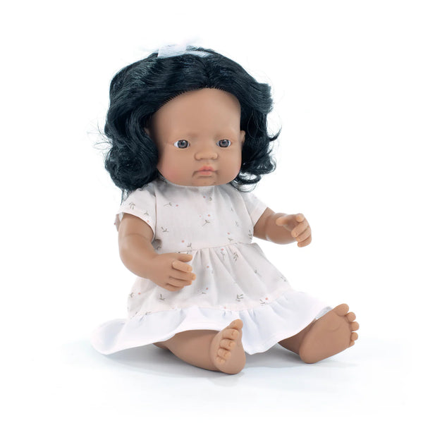 15" Baby Doll: Brunette Latin American Girl - Ages 3+
