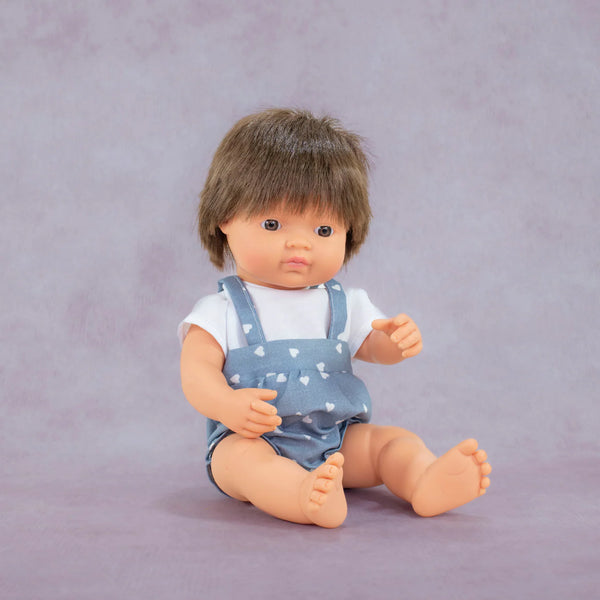 15" Baby Doll: Brunette Caucasian Boy - Ages 3+