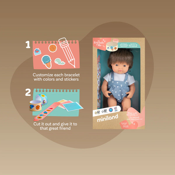 15" Baby Doll: Brunette Caucasian Boy - Ages 3+