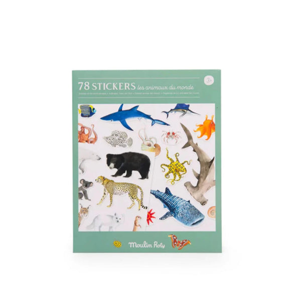 Moulin Roty Around The World Animal Stickers