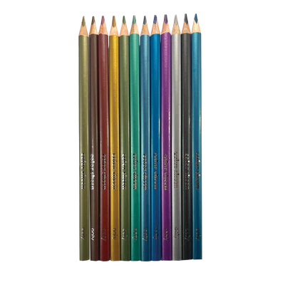 Ooly: Color Sheen: 12 Metallic Coloured Pencils - Ages 6+