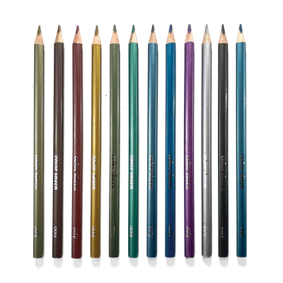 Ooly: Color Sheen: 12 Metallic Coloured Pencils - Ages 6+