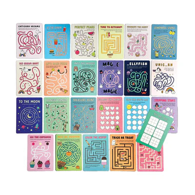 Ooly: Activity Cards: Mini Mazes - Ages 4+