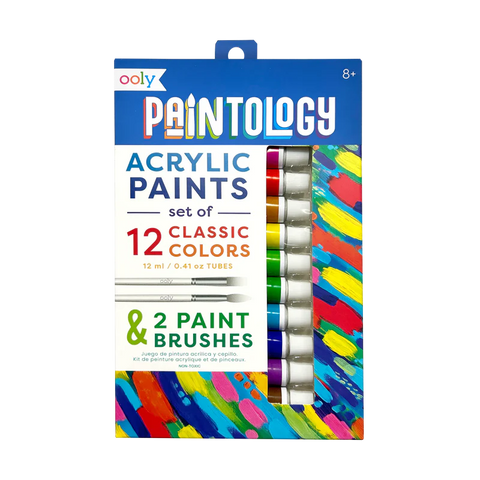 Ooly: Paintology: Acrylic Paints Classic Colors - Ages 8+