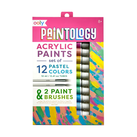 Ooly: Paintology: Acrylic Paints Pastel Colours - Ages 8+