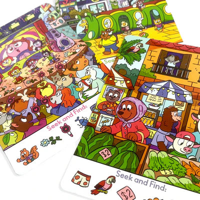 Ooly: Activity Cards: Seek and Find - Ages 4+