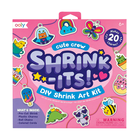 Ooly: Shrink-Its! DIY Shrink Art Fun: Cute Crew - Ages 6+