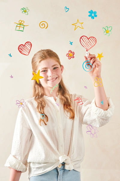 Ooly: Vivid Pop! 8 Water Based Paint Markers Classic Colours - Ages 8+