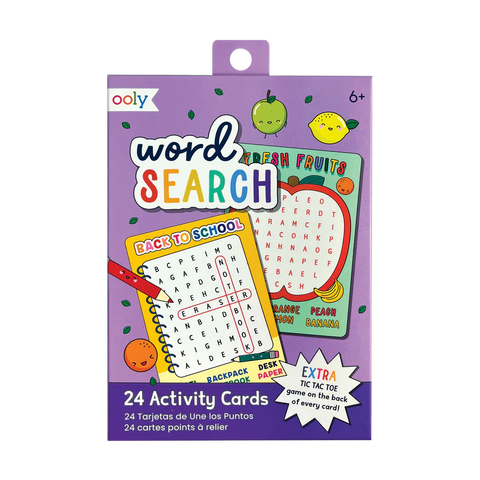Ooly: Activity Cards: Word Search - Ages 6+