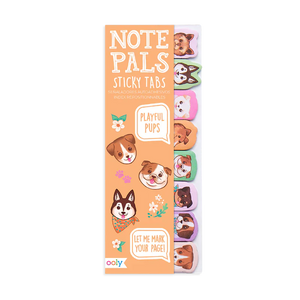 Note Pals Sticky Tabs: Playful Pups - Ages 6+