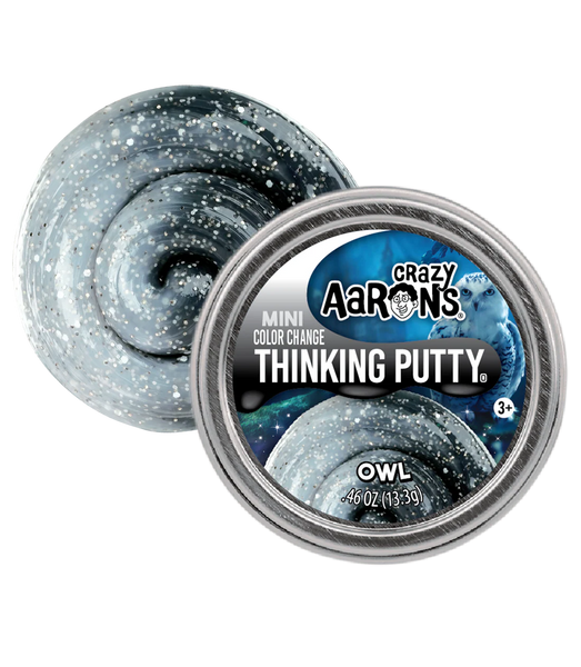 Loot: Thinking Putty 2" Mini Tin Owl - Ages 3+