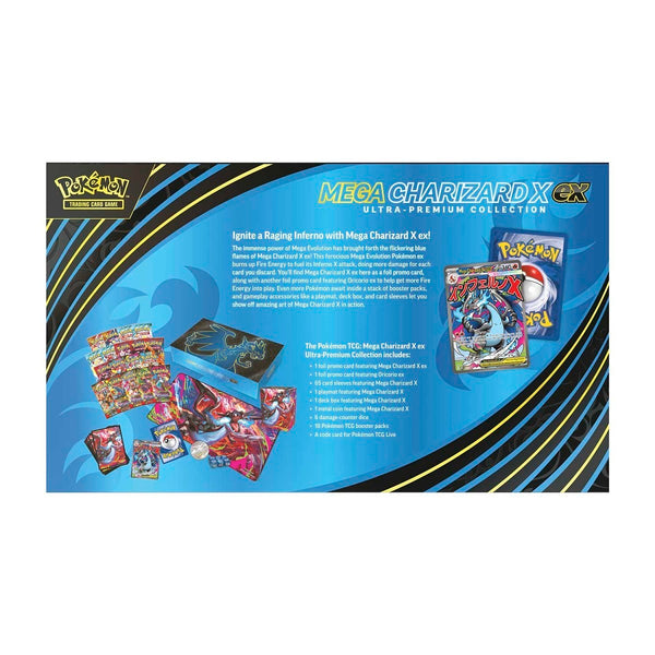 Pokémon TCG: Mega Charizard X ex Ultra-premium Collection - Ages 6+