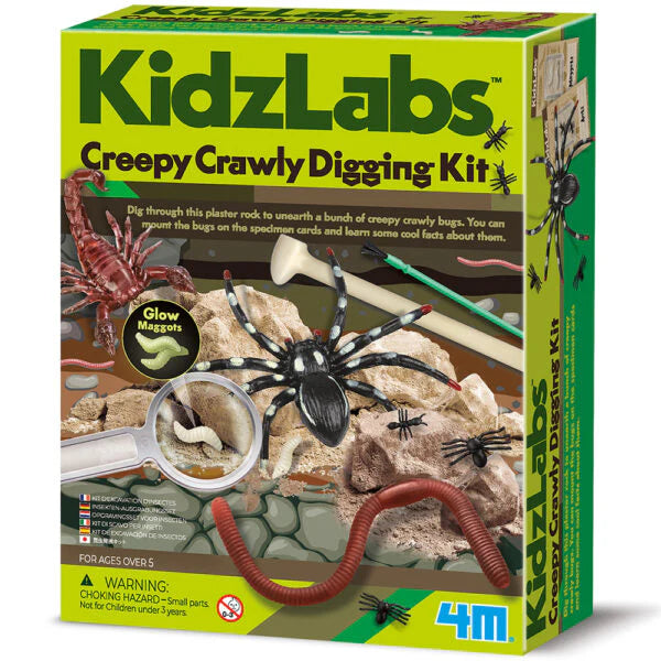 4M: KidzLabs Creepy Crawly Digging Kit  - Ages 8+