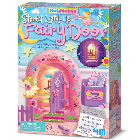 4M: Starlit Light-up Fairy Door - Ages 5+