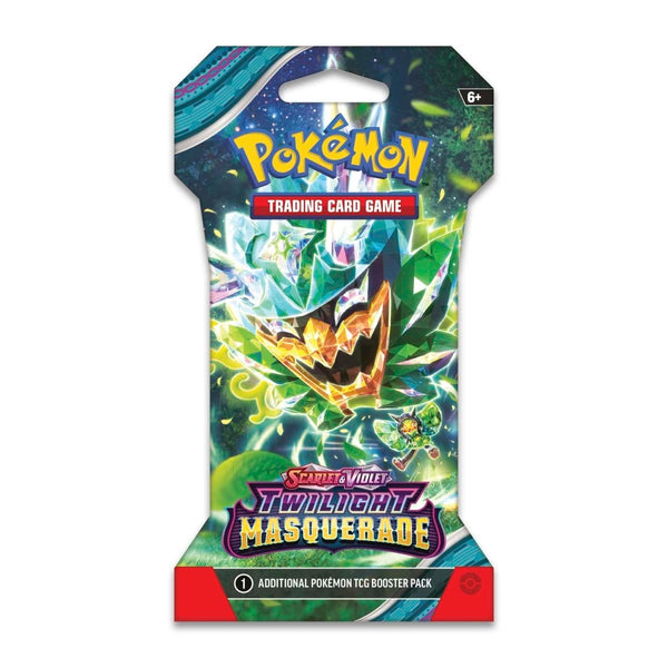 Pokémon TCG: Scarlet & Violet Twilight Masquerade Booster Pack Sleeved - Ages 6+