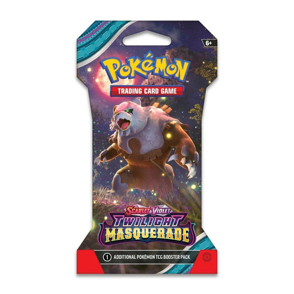 Pokémon TCG: Scarlet & Violet Twilight Masquerade Booster Pack Sleeved - Ages 6+