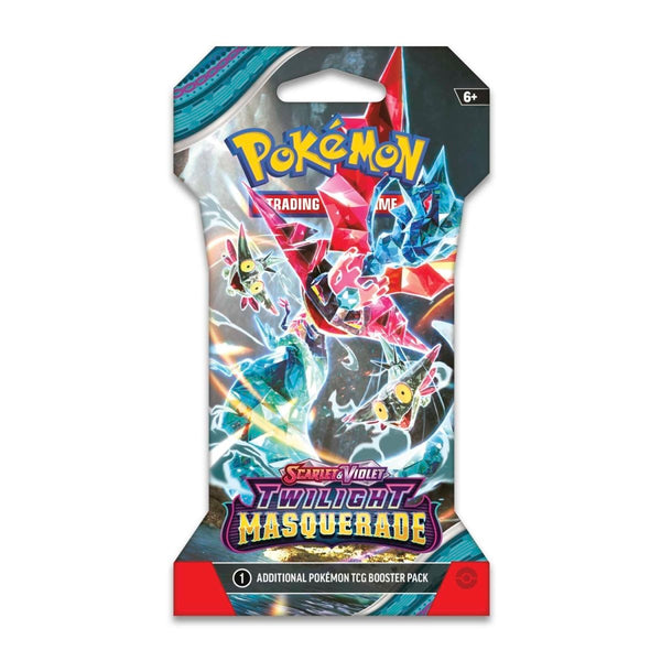 Pokémon TCG: Scarlet & Violet Twilight Masquerade Booster Pack Sleeved - Ages 6+