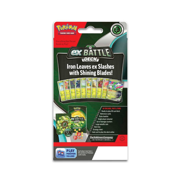 Pokémon TCG: Battle Deck: Tapu Koko ex or Iron Leaves ex - Ages 6+