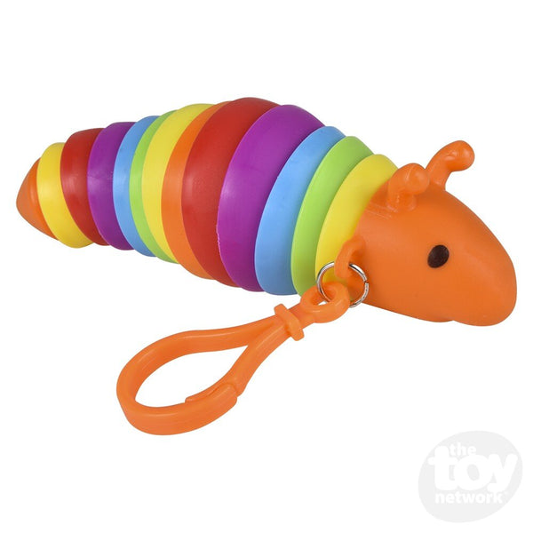 Loot: Sensory Wiggle Rainbow Caterpillar with Clip - Ages 3+
