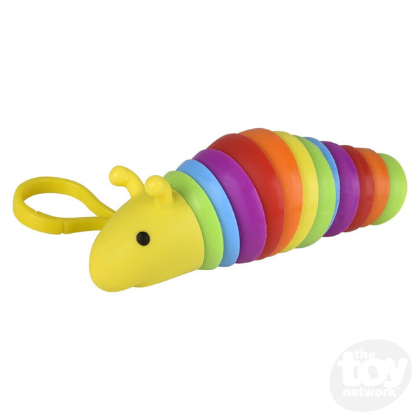 Loot: Sensory Wiggle Rainbow Caterpillar with Clip - Ages 3+