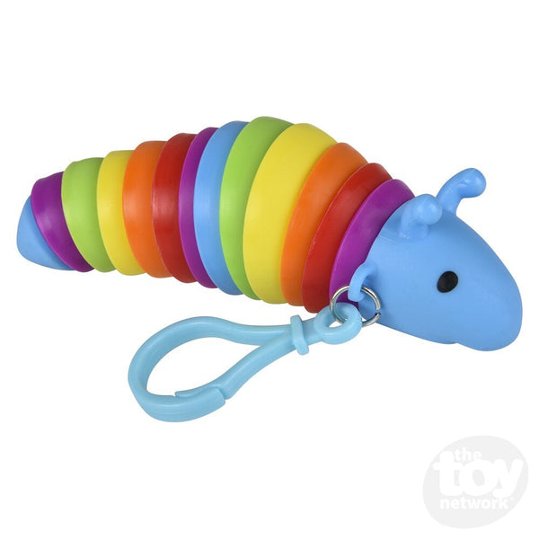 Loot: Sensory Wiggle Rainbow Caterpillar with Clip - Ages 3+