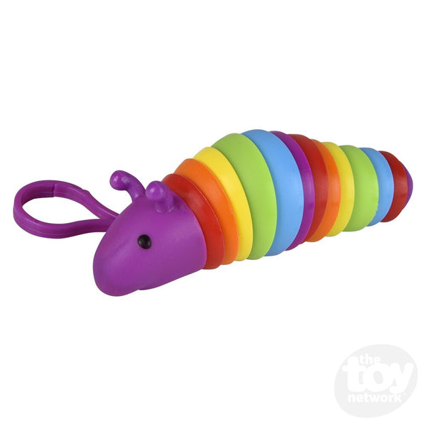 Loot: Sensory Wiggle Rainbow Caterpillar with Clip - Ages 3+