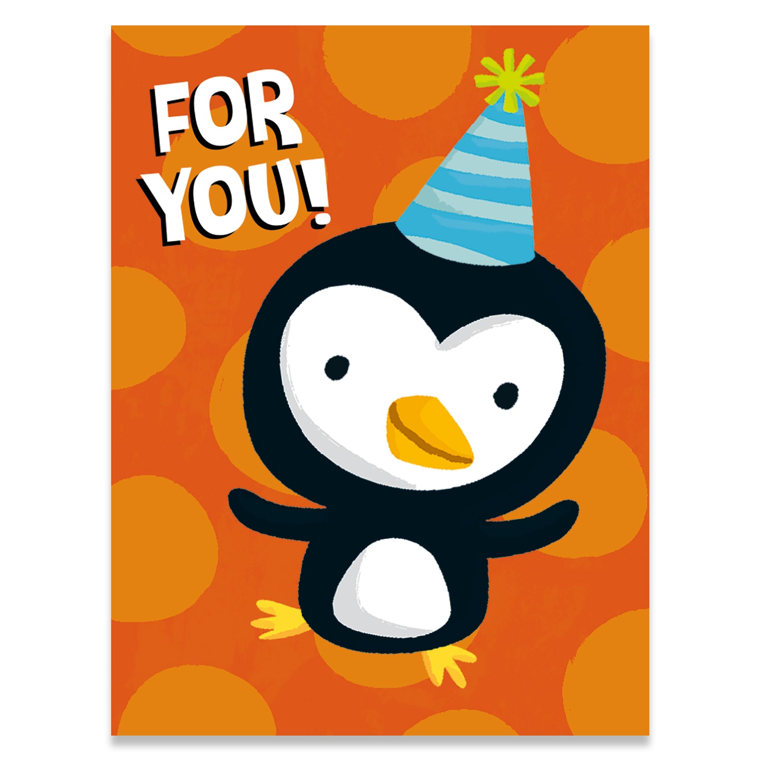 GC: Penguin With A Party Hat - Gift Enclosure