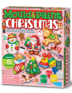 4M: Mould and Paint Christmas - Ages 5+