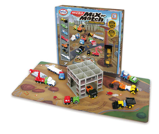 PP: Micro Mix or Match Vehicles Construction - Ages 3+