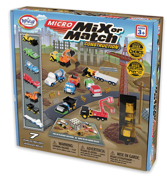 PP: Micro Mix or Match Vehicles Construction - Ages 3+