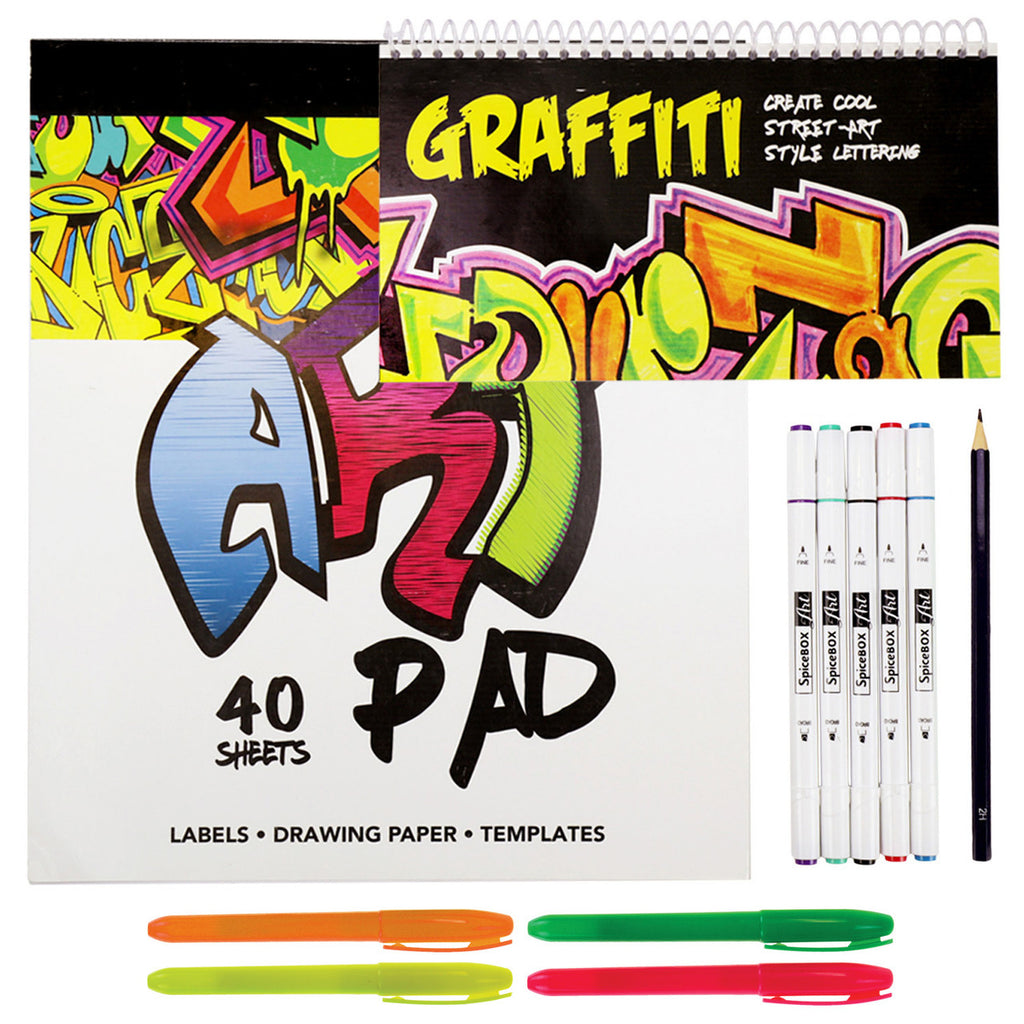 Spicebox Children's Art Kits Petit Picasso Calligraphy for Kids