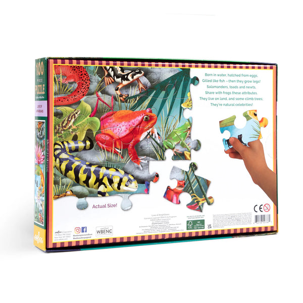 100 Piece Puzzle: Love of Amphibians - Ages 5+