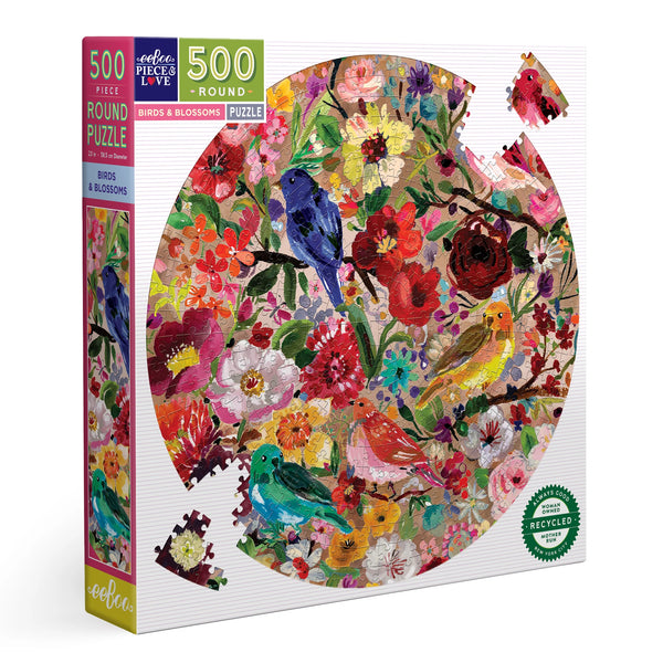 1000 Piece Puzzle:  Birds & Blossoms - Ages 12+