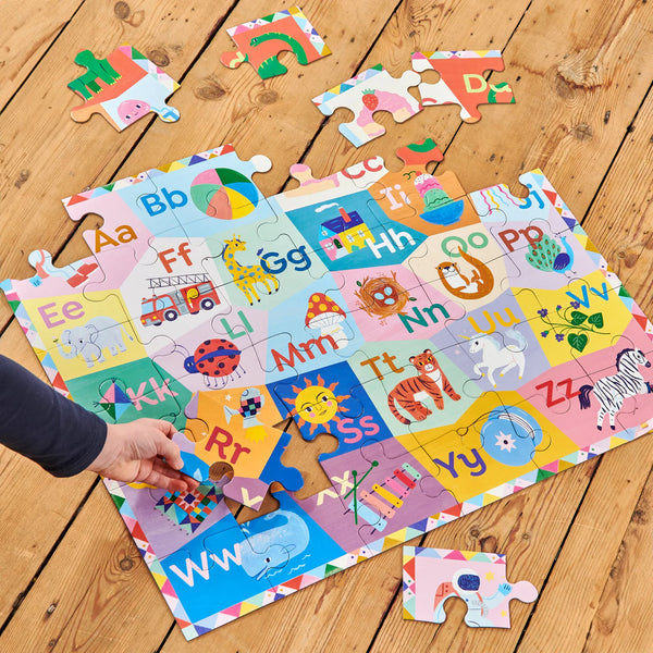 36 Piece Floor Puzzle: Alphabet - Ages 4+