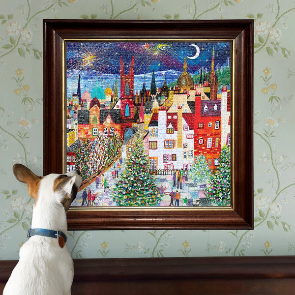eeBoo 1000 Piece Puzzle - Christmas in Edinburgh
