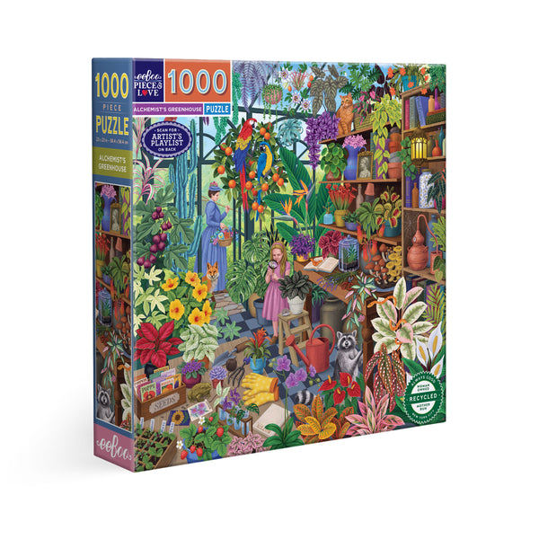 1000 Piece Puzzle: Alchemist's Greenhouse Square - Ages 12+