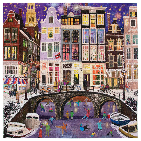 eeBoo 1000 piece Puzzle: Magical Amsterdam