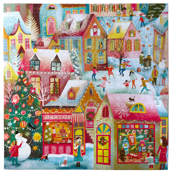1000 Piece Puzzle: Holiday Village - Ages 12+