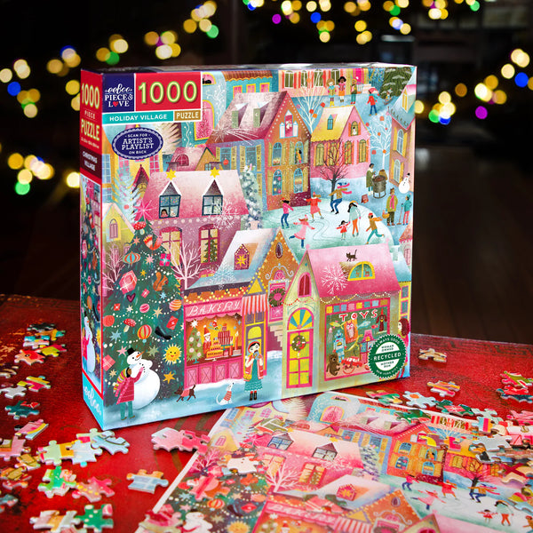 1000 Piece Puzzle: Holiday Village - Ages 12+