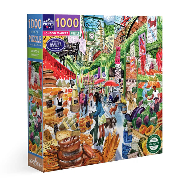 1000 Piece Puzzle: London Market - Ages 12+