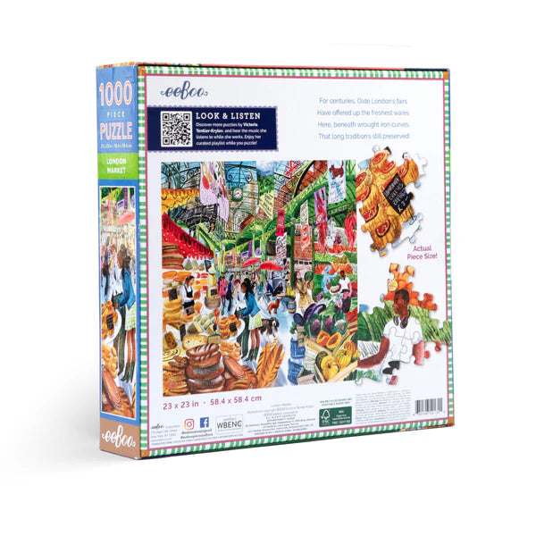 1000 Piece Puzzle: London Market - Ages 12+