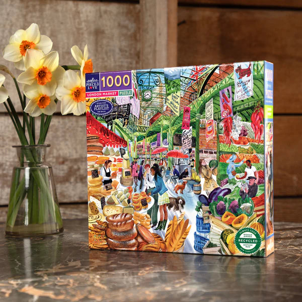 1000 Piece Puzzle: London Market - Ages 12+