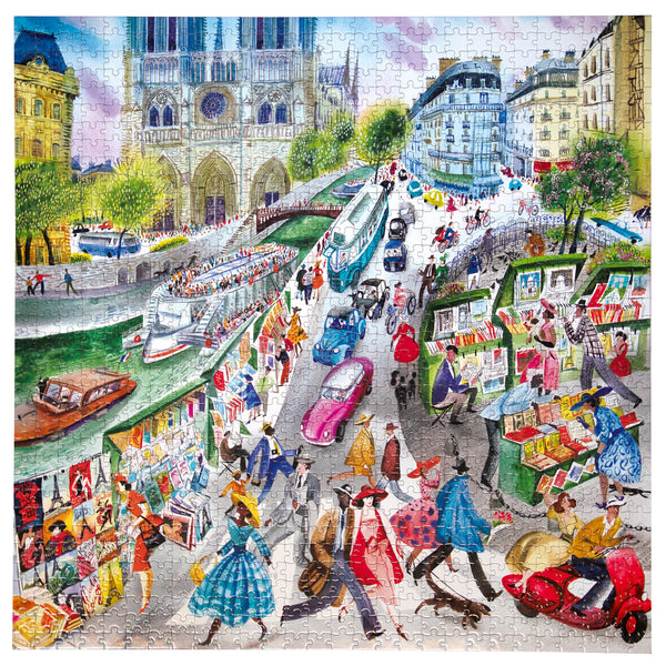 1000 Piece Puzzle: Paris Bookseller - Ages 12+