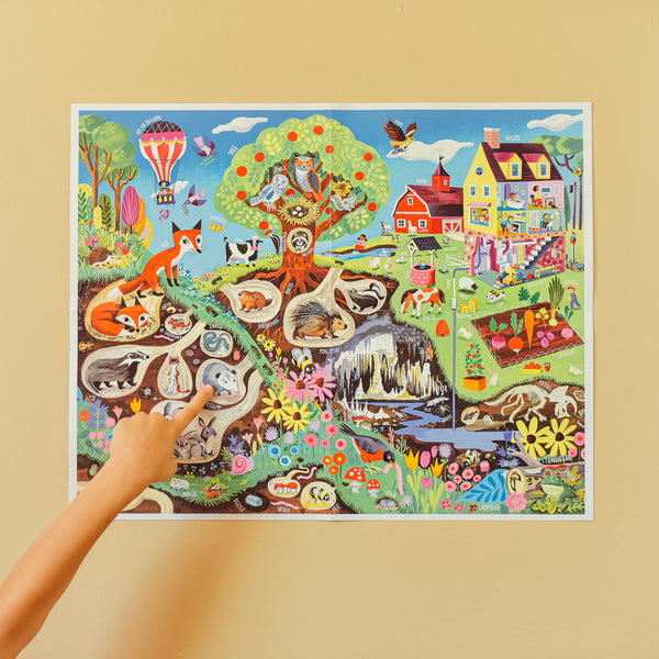 48 Piece Floor Puzzle: Within the Country - Ages 4+