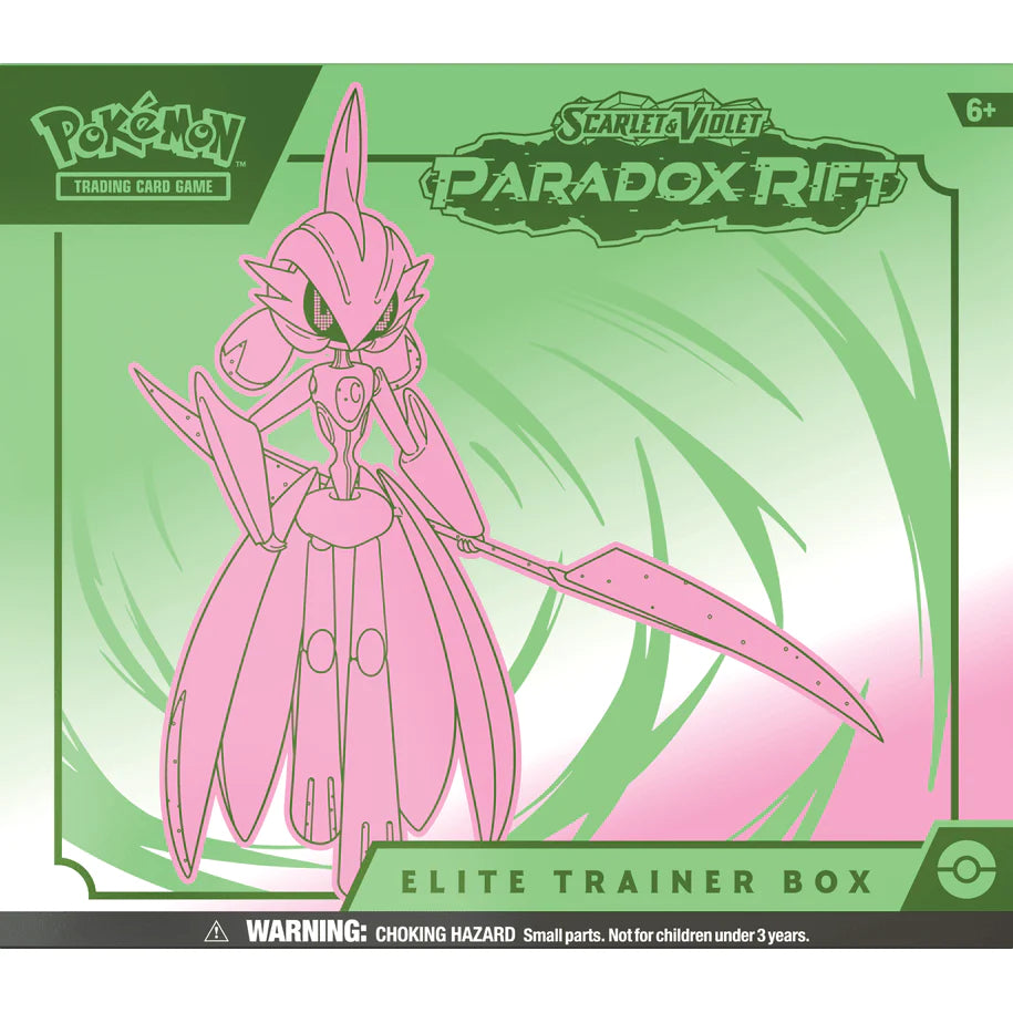 Scarlet & Violet: Paradox Rift Elite Trainer Box: Iron Valiant - Ages 6+