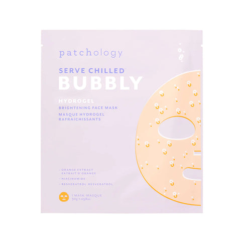 Served Chilled: Bubbly Hydrogel Brightening Face Mask - Single Pack