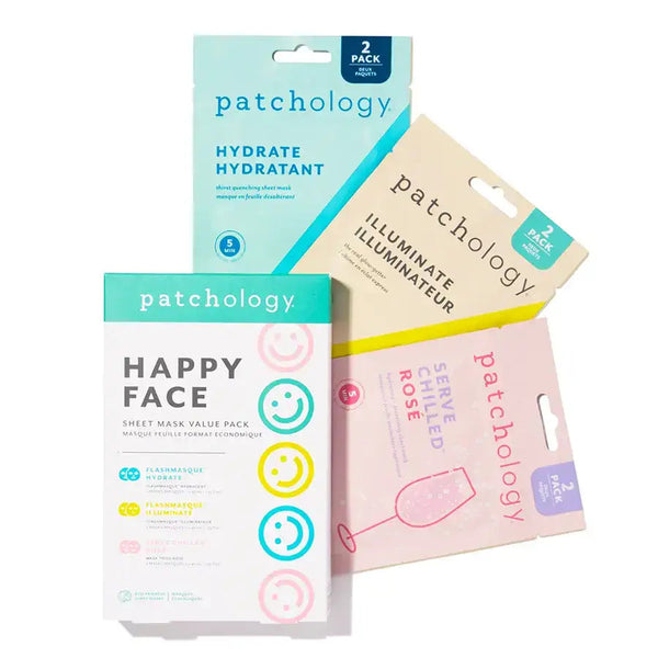 Patchology: Happy Face Sheet Mask Value Pack