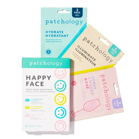 Patchology: Happy Face Sheet Mask Value Pack
